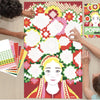 Flower Crown Creative Sticker Poster